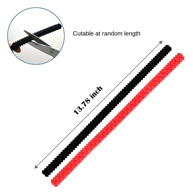 Oven Rack Guards 4 Pack Heat Resistant Silicone Oven Rack Shields 14 Inches baking anti-scalding rack Edge Protector Rack Strip