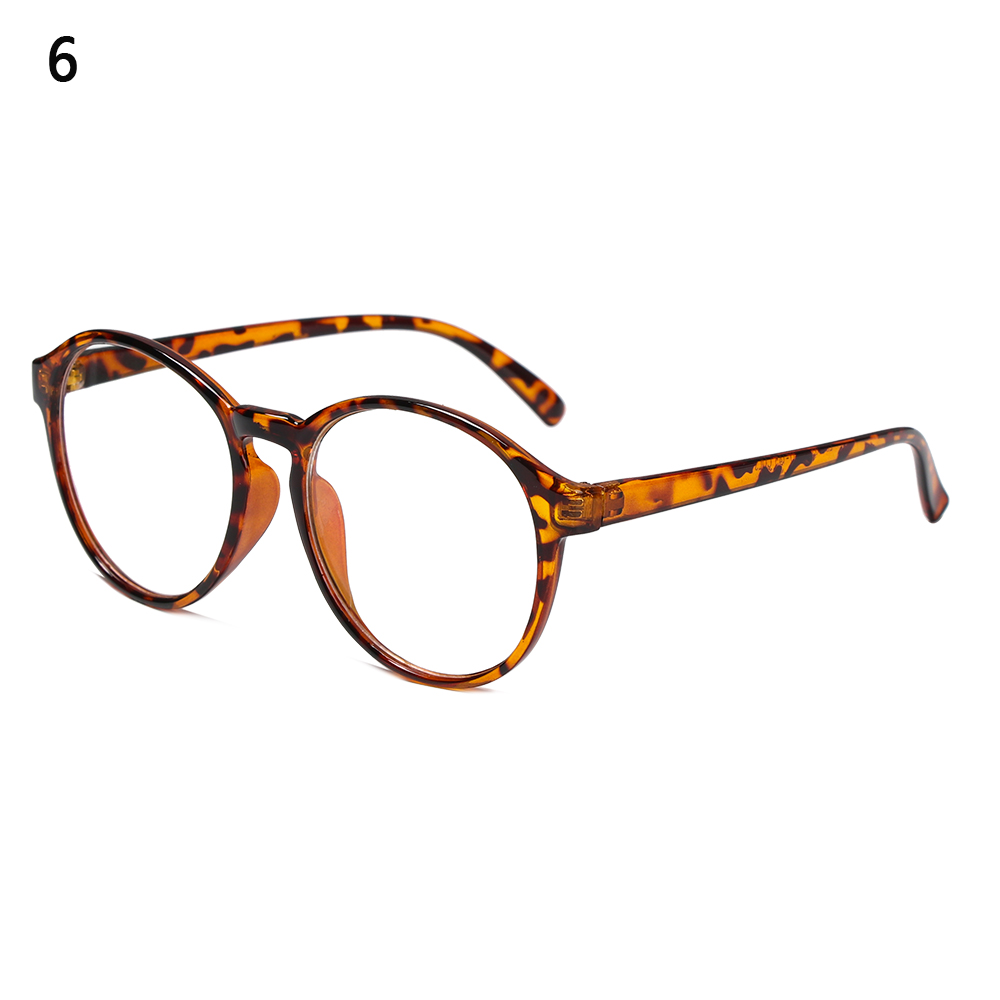 Retro pyöreät naisten lasit säteilyä estävät optiset silmälasit muovikehys retro vintage lasit kehys naisten silmälasien kehys: 6