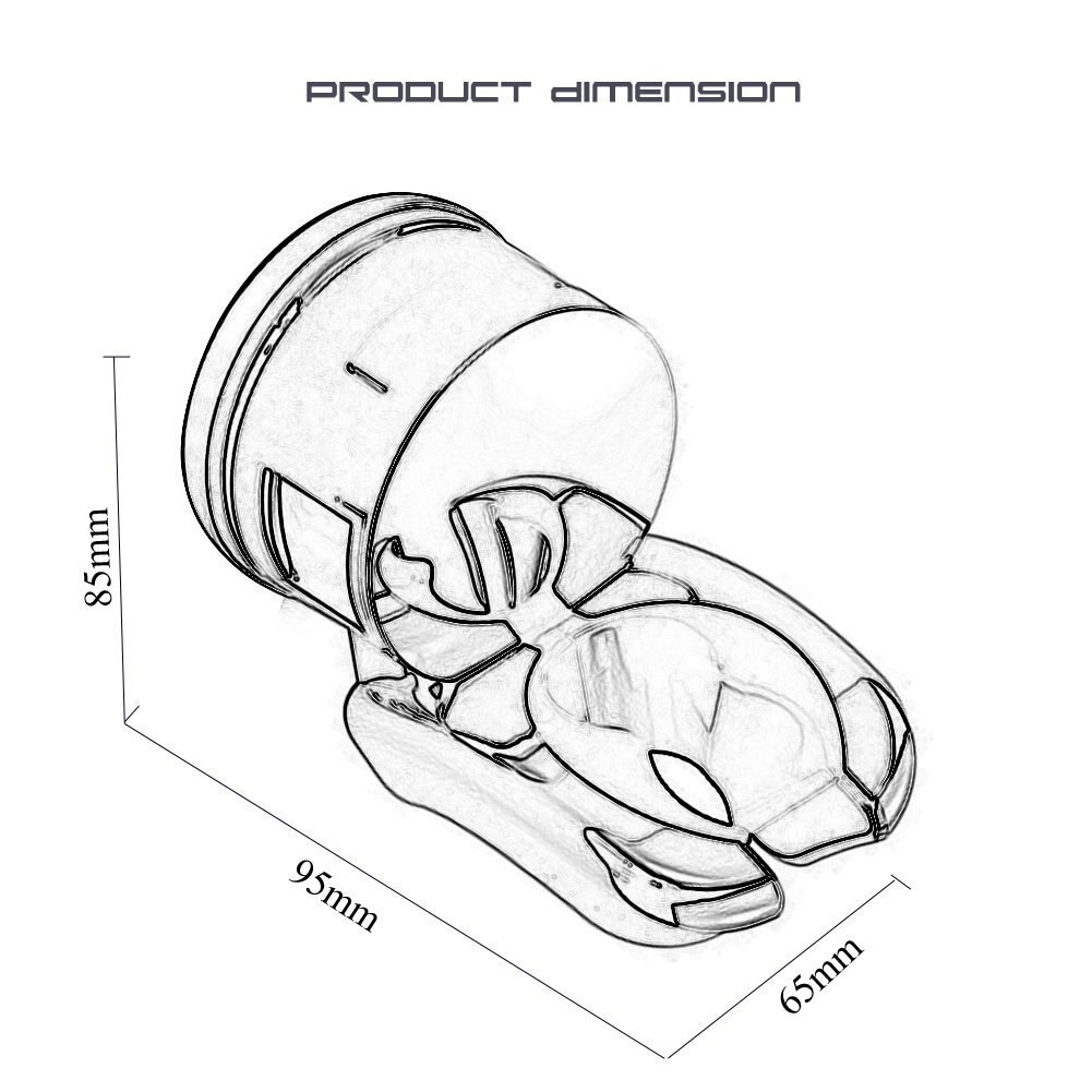 Verstelbare Badkamer Douchekop Houder Zuignap Wandmontage Douchekop Houder Beugel Vervanging Triceratops Taco Holder