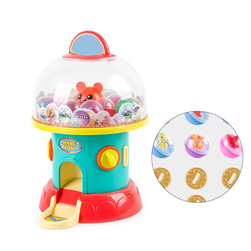Funny Cute Cartoon Automatic Gashapon Machine Puzzle Lottery Machine Interactive House Claw Arcade Crane Game Catching Egg Toy