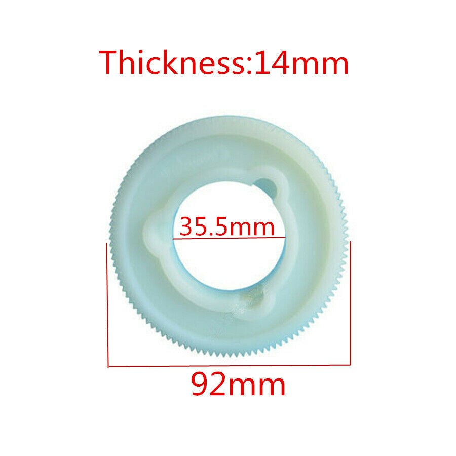 1x Freesmachine Power Feed Nylon Sbs Gear Hub Fit Model S-350 S-235 Mill Tool Cnc Freesmachine Werkbank Draaibank machine