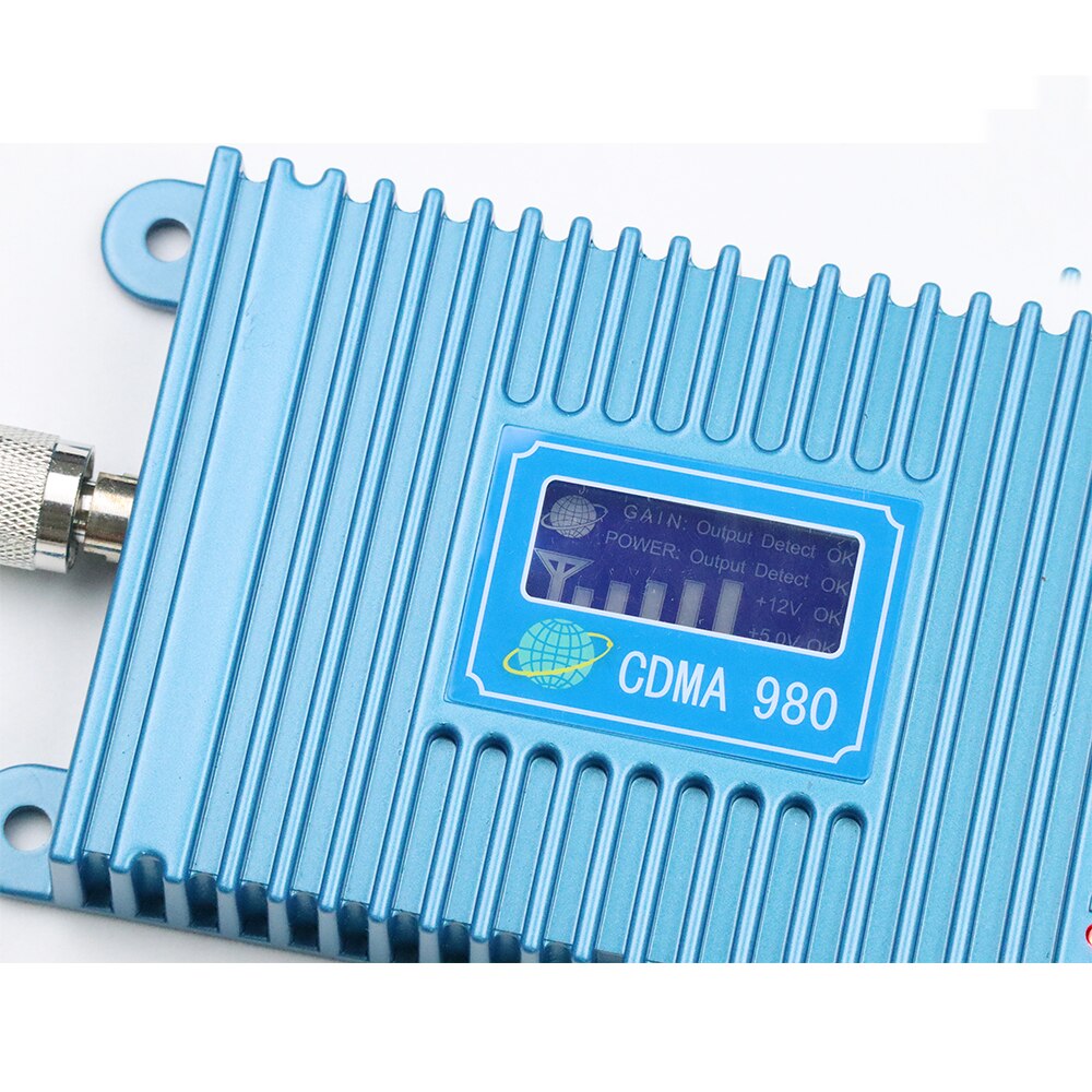 ZQTMAX 2G 4G Mobile Signal Amplifier CDMA 850 Signal Booster Power 65dB Gain Band 5 Repeater 850mhz LCD Display