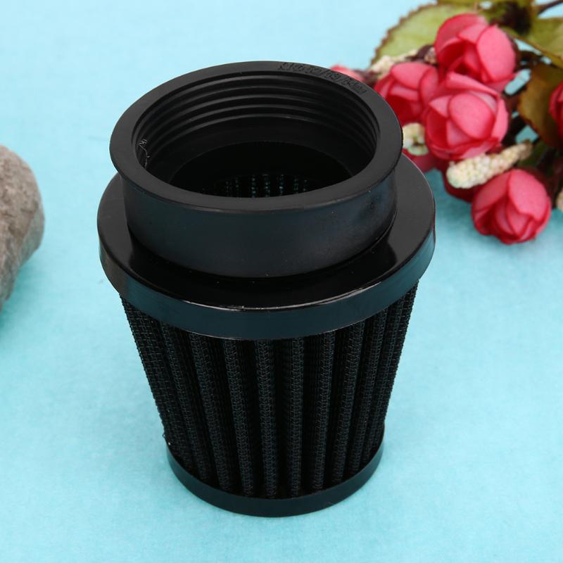 Kit de inducción de admisión de Filtro de aire para motocicleta de 60mm, filtros de cabeza de seta, limpiador de filtro de entrada de aire para motocicleta, negro para Todas las motocicletas