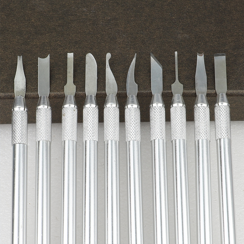 10 Pcs carving wax tools Wax Carving Knife Kit Sculpture Blade Wax Pottery Clay Sculpting Carving Modeling Tool Jewelry Tools