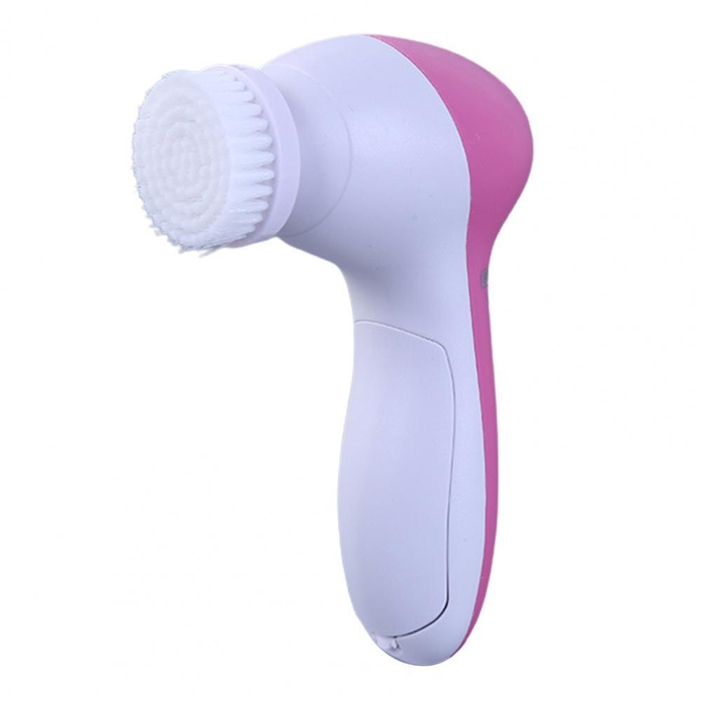 Face Cleaner Machine Solid Gentle Exfoliating Facial Cleansing Brush Spa Long Battery Life Facial Cleansing Brush: Default Title