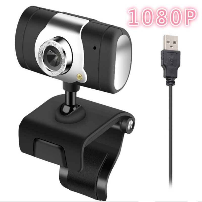 Usb 2.0 Webcam 720P/1080P Hd Camera Webcam Met Microfoon Microfoon Voor Computer Pc Laptop Notebook kan De Hoek: 1080P