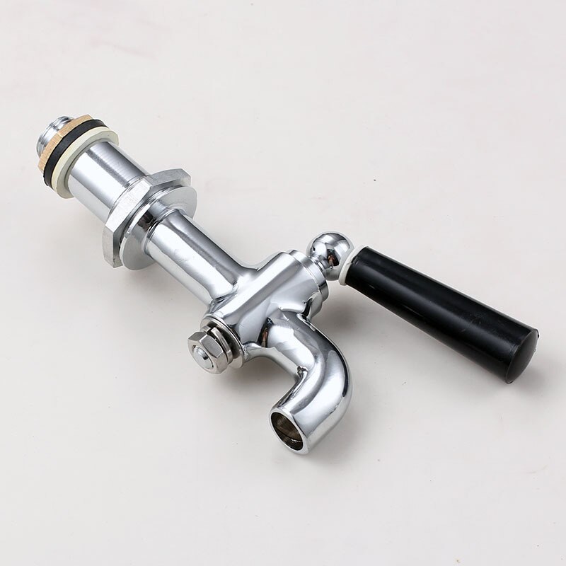 3/8 'Messing Chroom Lange Elektrische Theepot Kraan Warm Water Fles Kraan Open Emmer Water Uitloop Bibcock