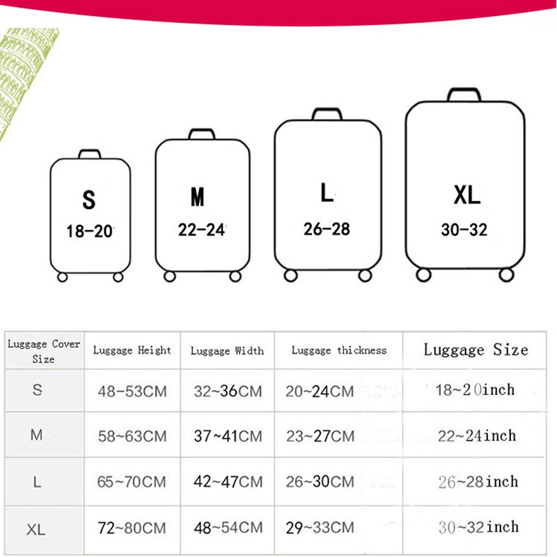 Luggage Cover Set - Animal Print - Elastic Trolley Protector - SAFEBET Polyester Spandex