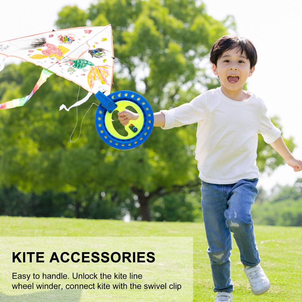 Kołowrotek nawijacz zewnętrzny linka robić latawca koło ręczne nawijanie kołowrotka z linią 200m