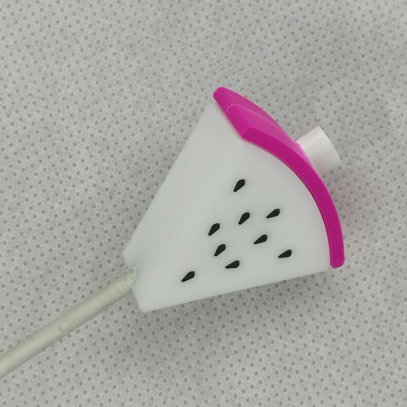 Cartoon Cable Protector Cute Charger Protector Cable Winder Organizer Data Line Protective Cover For: green