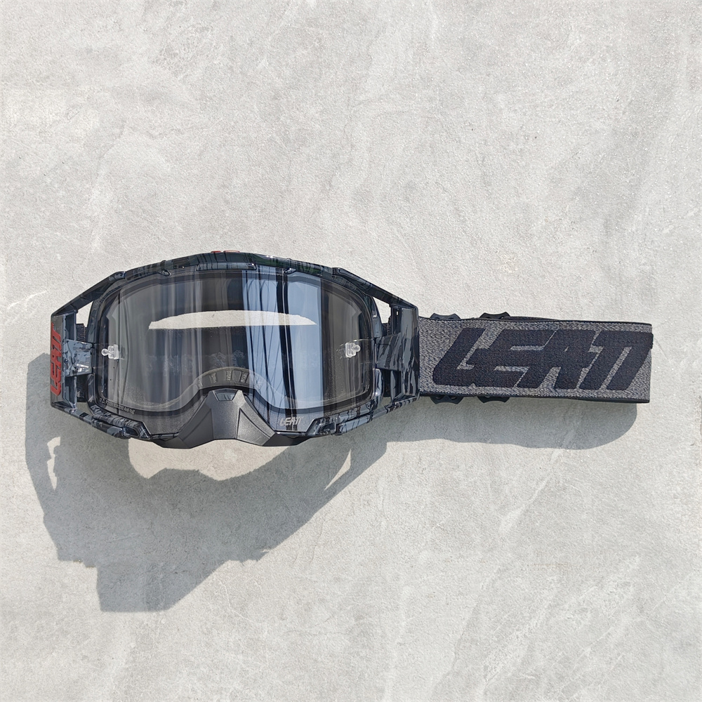 Leatt Brille Geschwindigkeit 6.5 Ultra HD Doppelschicht Anti-Beschlag-Nebellinse Moto-Cross-Brille MX Motorrad MTB ATV Rennen Skibrille: Elfenbein