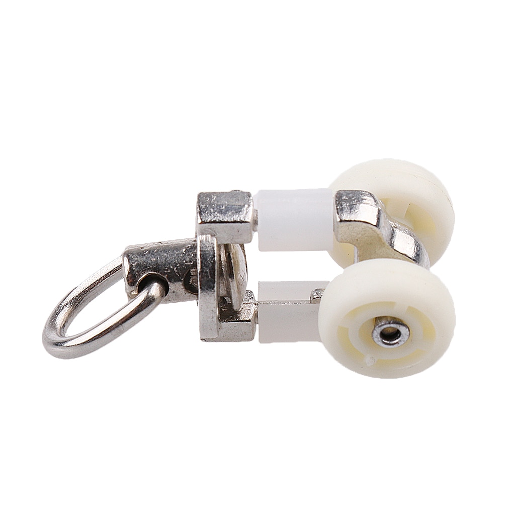 Pack of 20 Aluminum Alloy Curtain Track Rail Glider, Wheel Slide Rollers, Easy to Install