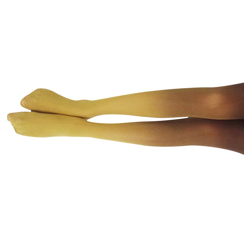 Vrouwen Panty Gradient Candy Kleurrijke Panty Met Print Panty Vrouwelijke Kousen Pantys Winter Warme Panty Medias: Yellow