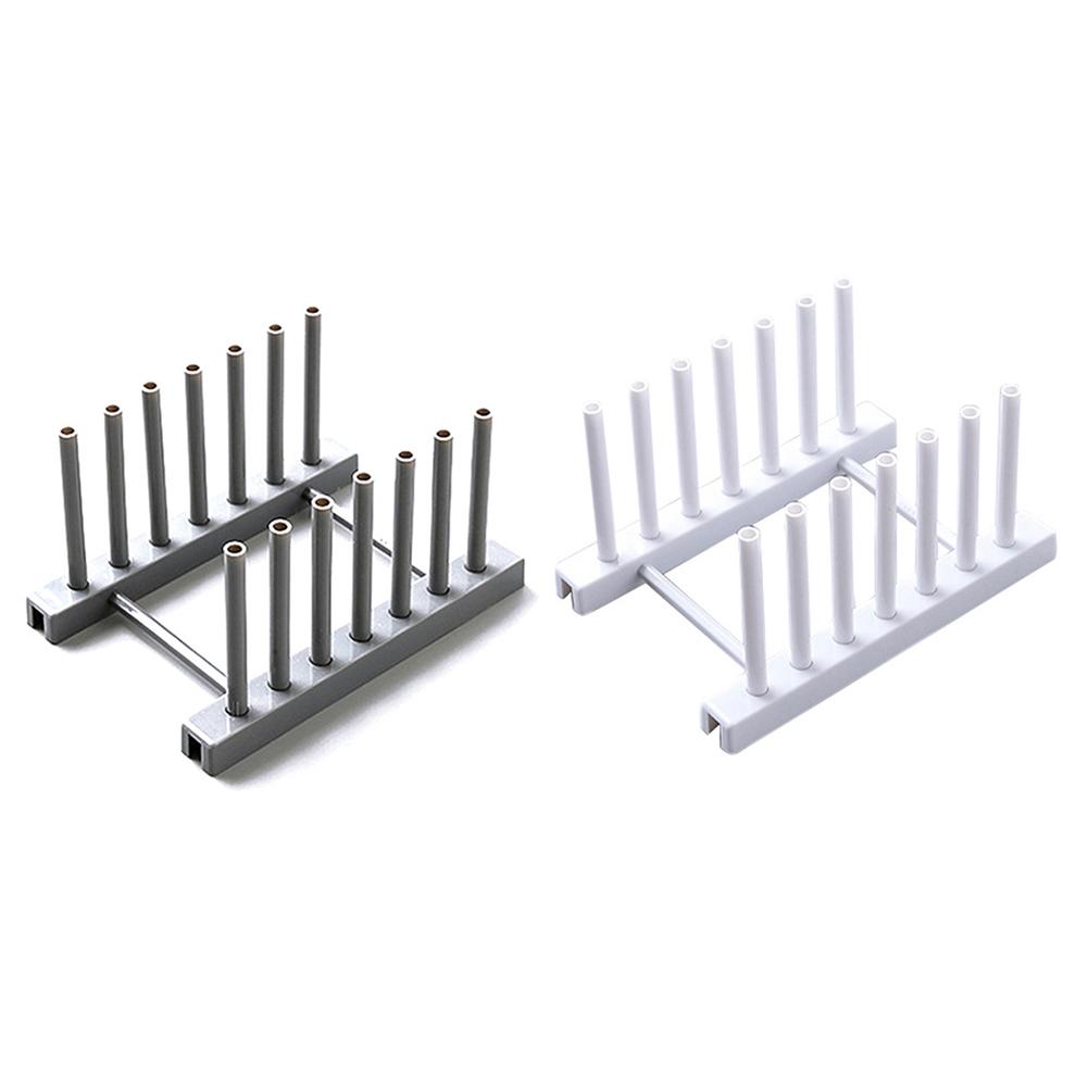 Kitchen Vertical Bracket Organizer Pot Lid Rack Spoon Plate Holder Shelf Cooking Dish Drain Tray Rack Stand