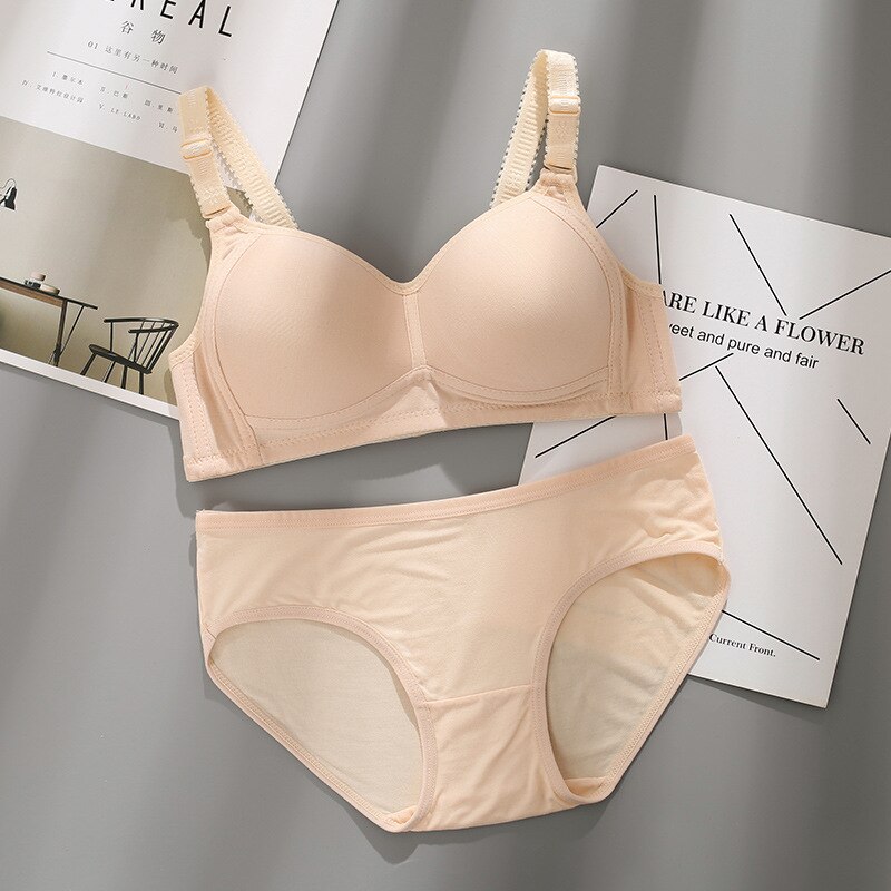 Set reggiseno intimo per ragazze adolescenti di alta qualità reggiseno da allenamento per bambine intimo per ragazze solido 14-20 anni