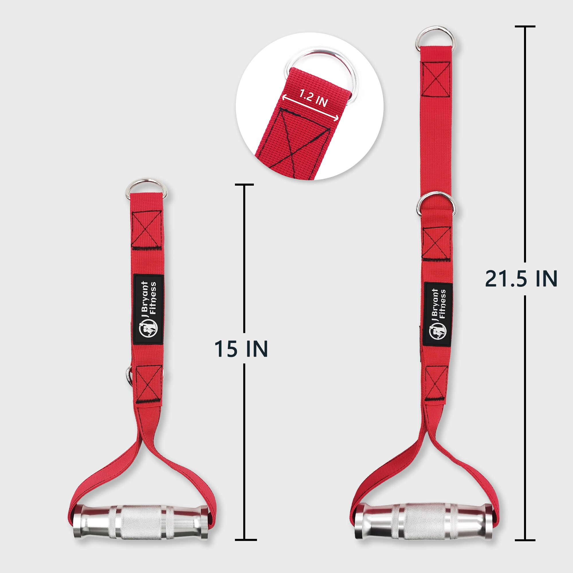 Multifunction Cable Machine Metal Gym Handle Strap Heavy Duty Tricep Press Pulldown Resistance Band Training Workout Attachment