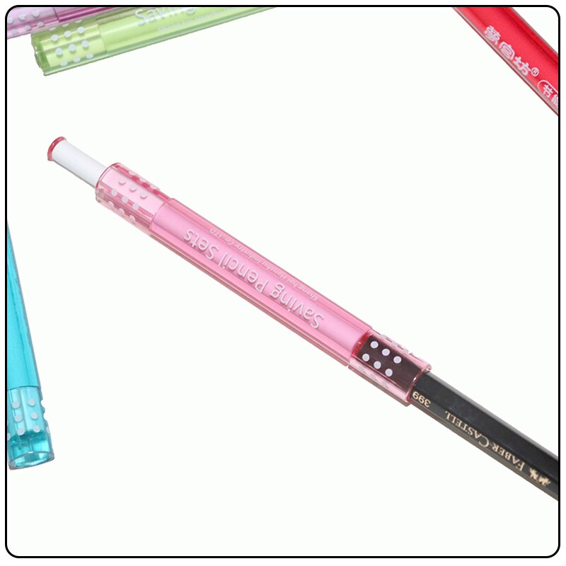 2 pezzi di colore regolabile a doppia testa matita estensore disegno cassa di matita estensore matita disegno a matita di scrittura arte regalo