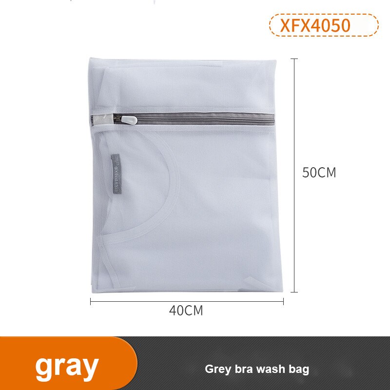 Sacchetto per biancheria di lavaggio multi-formato sacchetti per lavaggio a rete con cerniera borsa per lavatrice per uso domestico per biancheria intima per biancheria calzini per reggiseno vestiti sporchi: 03Fine net