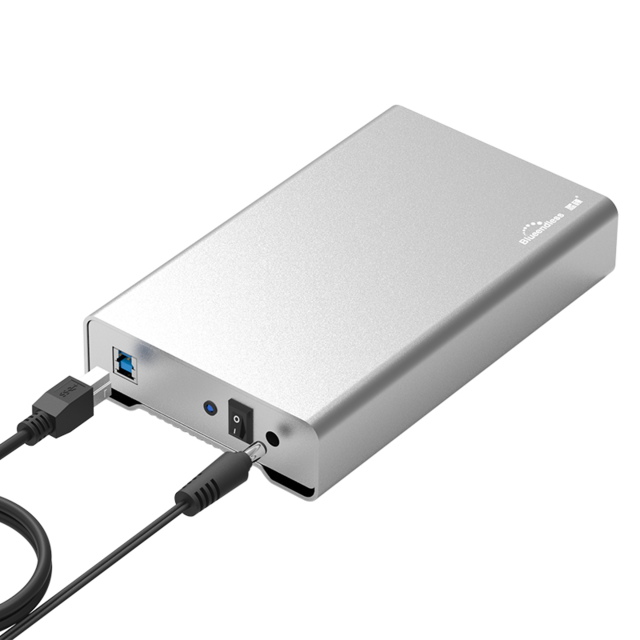 Blueendless Full Metal Hdd Enclosure 3.5 Inch External USB 3.0 Cover Case Hard Drive Cases Aluminum Sata Hard Disc Laptop Caddys: U35Q