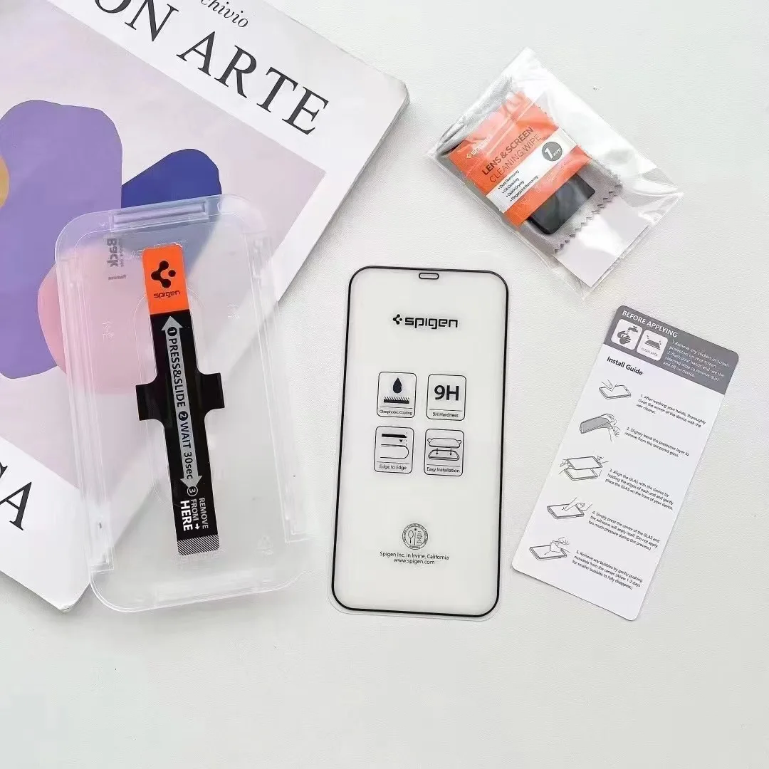 Spigen Glas.tR EZ-Fit-Film anti-vision, protecteur d'écran assressentide précision pour une installation rapide de 2 pièces sur 13 14 15 16 Pro Max