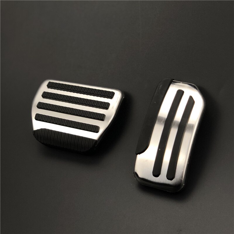 Car accessories No-Drill Gas Brake Foot Pedal Cover For Nissan Altima Sentra Sunny Maxima Sylphy Tiida Pulsa JUKE Leaf: AT 2pcs