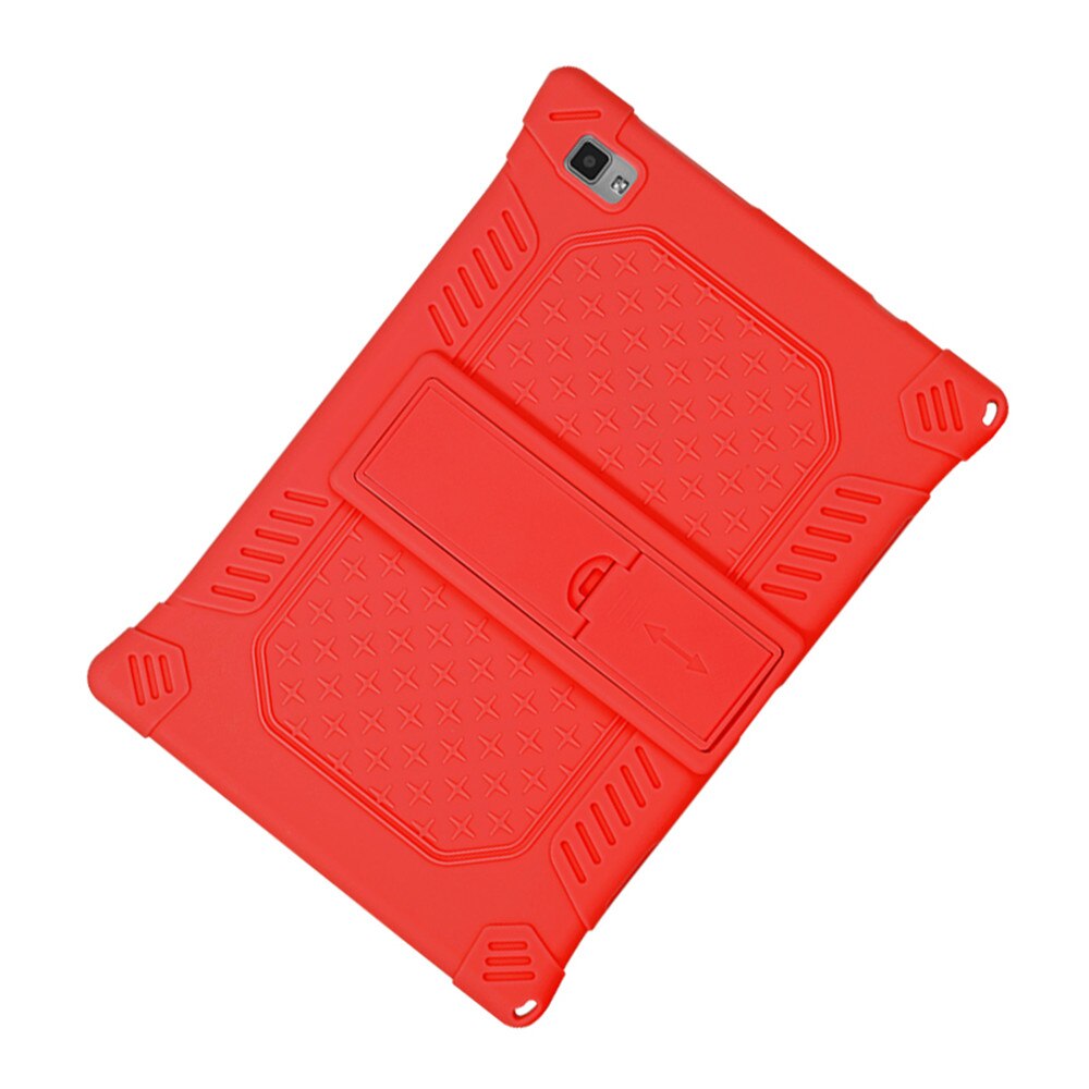 Soft Silicon Case Voor Teclast M40 10.1 Inch Funda Tablet Cover Case Voor Teclast M40 Stand Bescherm Shell: Red