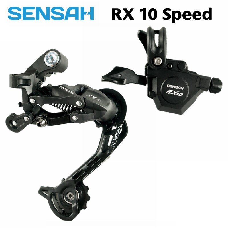 SENSAH – levier de vitesse à gâchette + dérailleurs arrière 10s pour vtt, Compatible avec DEORE, RX10 1x10: SL and RD