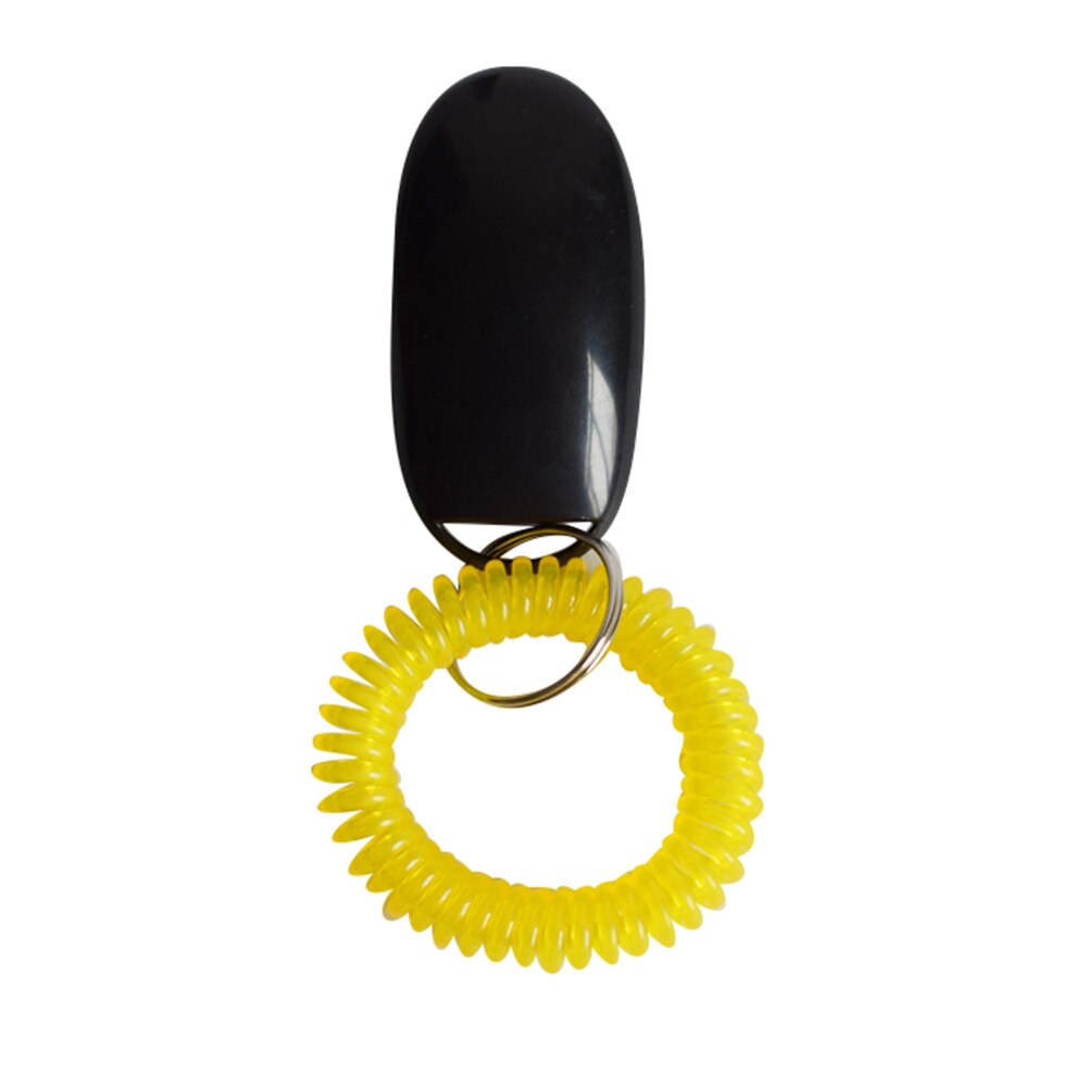 Outil de formation pour animaux de compagnie Portable chien bouton Clicker son formateur outil de formation pour animaux de compagnie bracelet accessoire maison chien outil de formation: Black