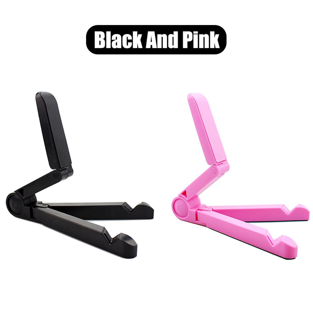 Soporte Universal para tableta de escritorio y teléfono, accesorios de soporte para Ipad, Samsung, Xiaomi, Huawei, Redmi: Black And Pink