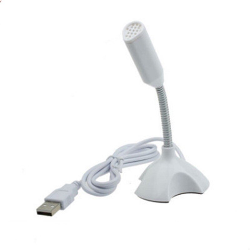 Adjustable USB Laptop Mini Microphone Studio Speech Microphone Stand Mic With Holder for Desktop PC