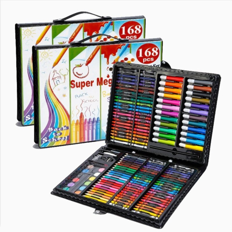 para niños de 288 Uds., rotulador artístico con dibujo de acuarela, conjunto de pinceles para niños, conjunto para arte y pintura para niños, suministros de papel de oficina