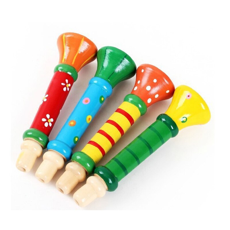 Wooden Children &#39;s Small Speaker Toys Baby Teaching Aids Children Early Learning Musical Instruments N019 Cartoon