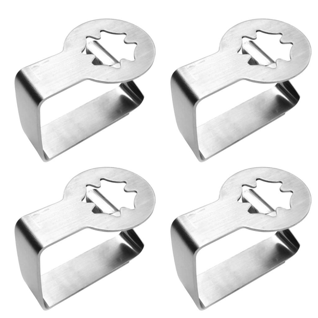 4 sztuk obrus obrus uchwyt zaciskowy zagęszczony silne spinacze robić prania zaciski robić obrusu: Four-leaf