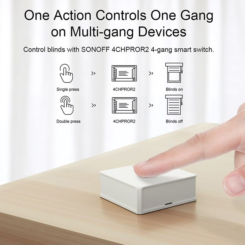 10Pcs Sonoff SNZB-01 Draadloze Schakelaar Smart Home Zigbee Versie Handige Knop Werkt Met Sonoff Zigbee Brug Ifttt Ewelink App