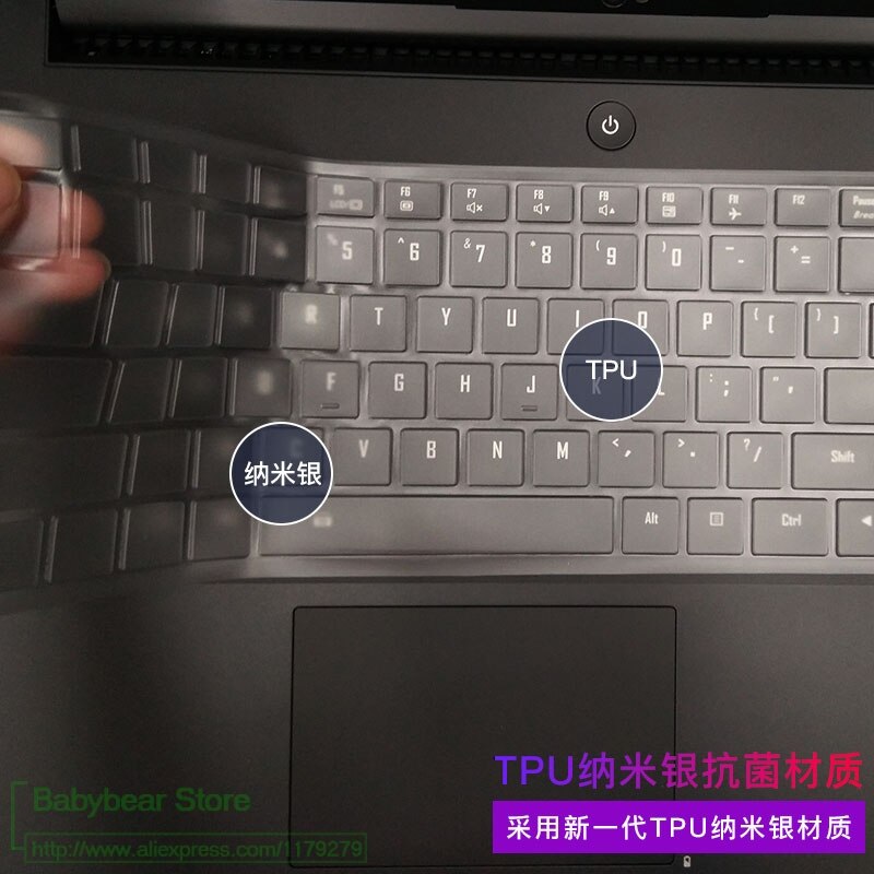 Ultra delgado teclado tpu para portátil protector de cubierta para Gigabyte Aero 15 15X v8 v8-BK4 / Aero 15W 15W-BK4 15,6 "i5 i7 GTX 1060