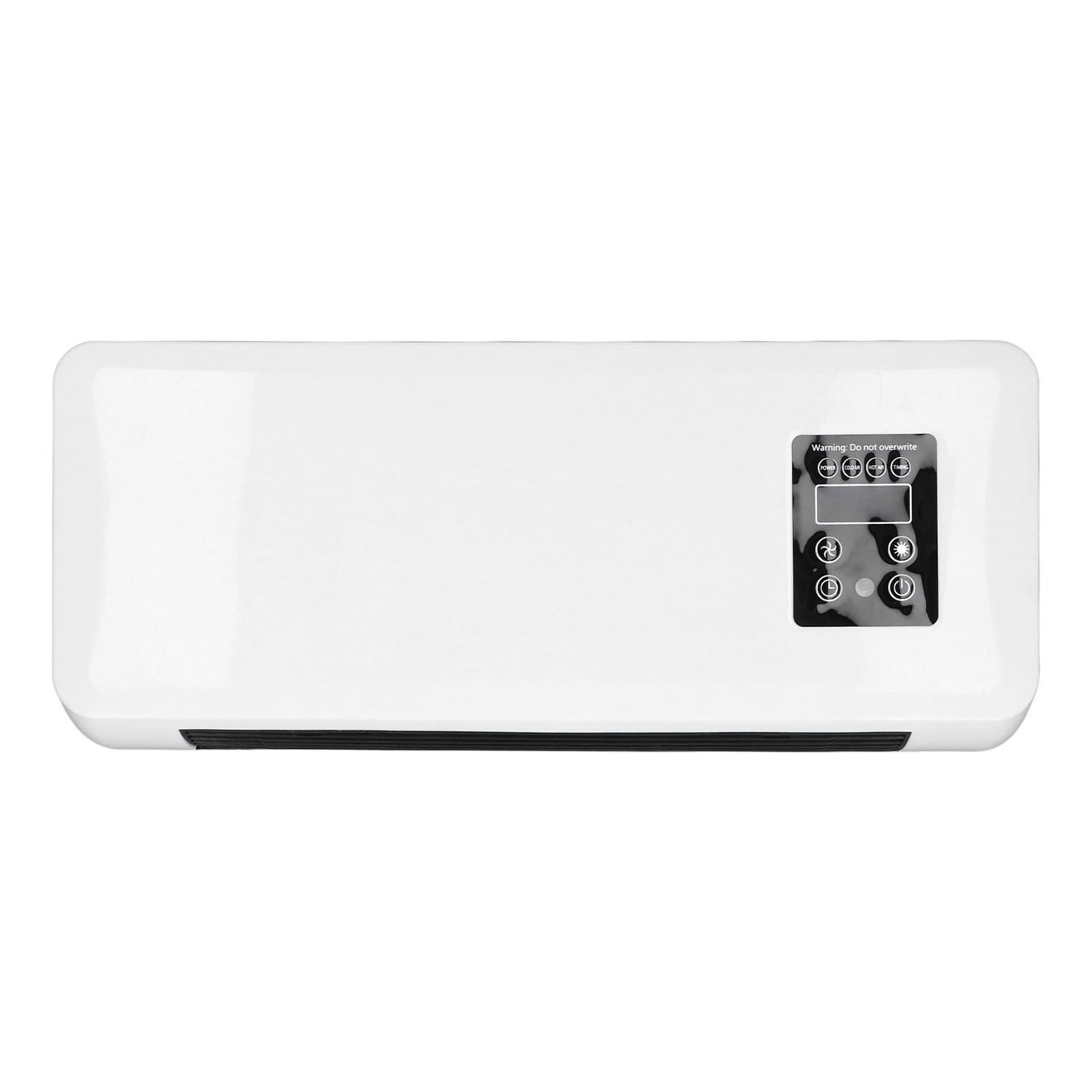 Wandgemonteerde airconditioner/verwarming met instelbare twee standen, draagbaar touchscreen, geschikt voor kantoor en slaapkamer.