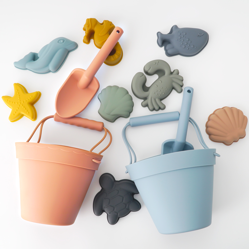 Jouets de plage pour enfants, dessin animé à la , outil de sable d&#39;été avec pelle, jeu d&#39;eau, jeu d&#39;extérieur, ensemble de bac à sable pour bébés