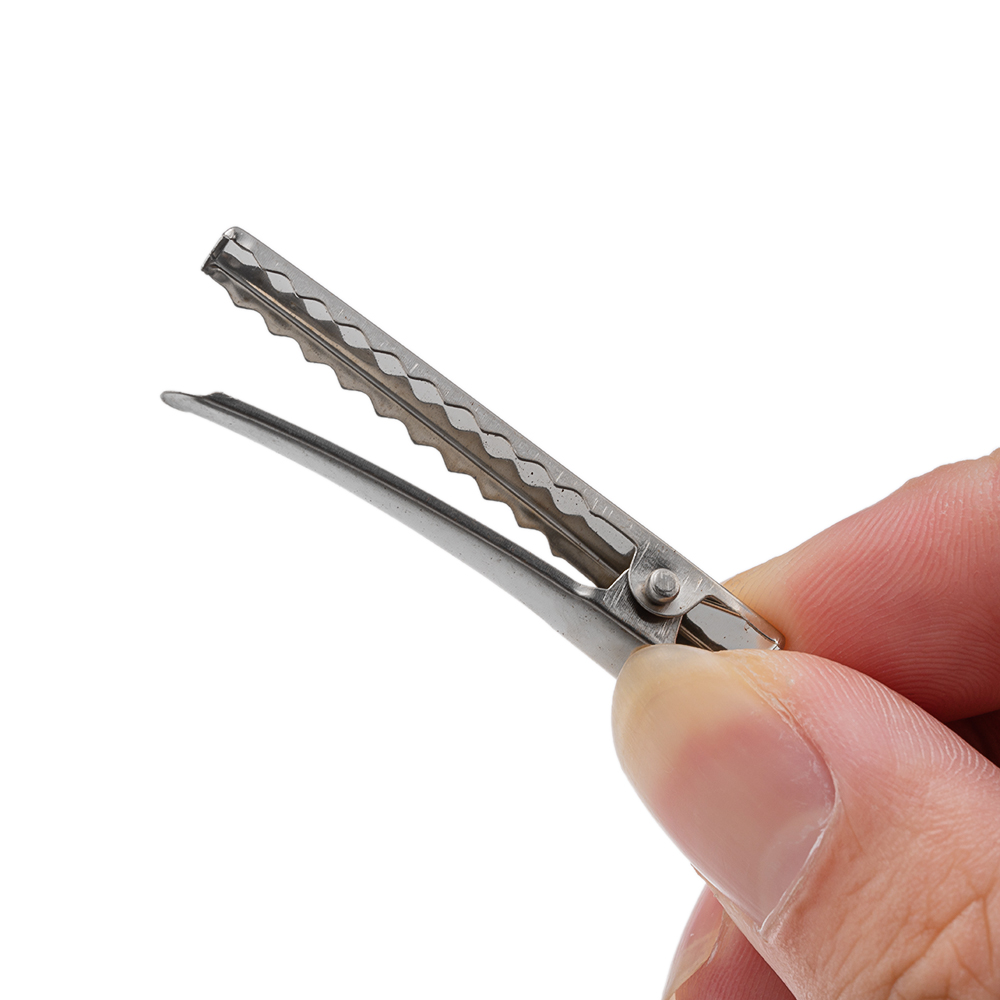 Clips de pico de pato de Metal para el cabello, horquillas para la cabeza, accesorios para la fabricación de joyas, Base de Clip, decoraciones, 50/20 piezas, 32-76mm