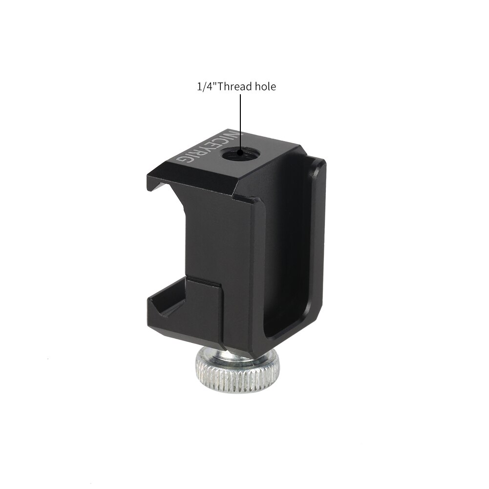 Niceyrig Nato Rail Clamp with Cold Shoe Mount Adaptor