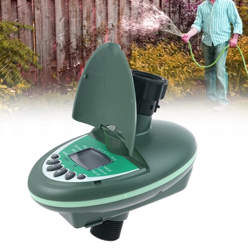 Automatic Electronic Garden Watering Timer Irrigation Controller Home Gardening Sprinkler LCD Display