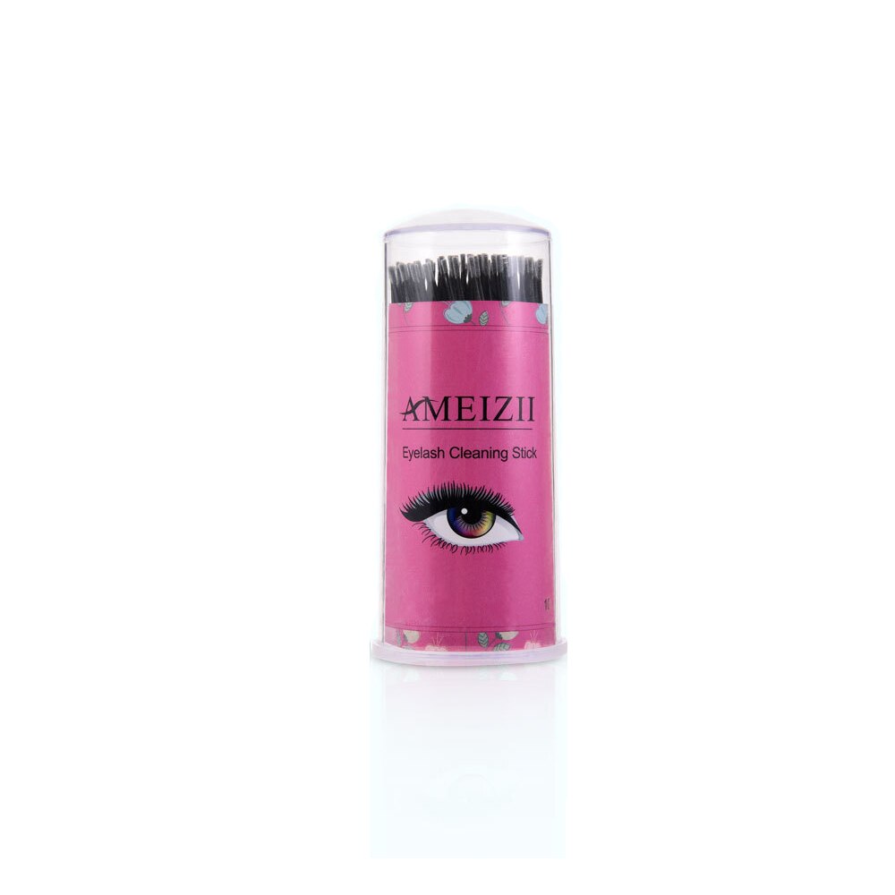 Brochas aplicadoras dentales para brochas aplicadoras de pestañas de 100 Uds.: Black S