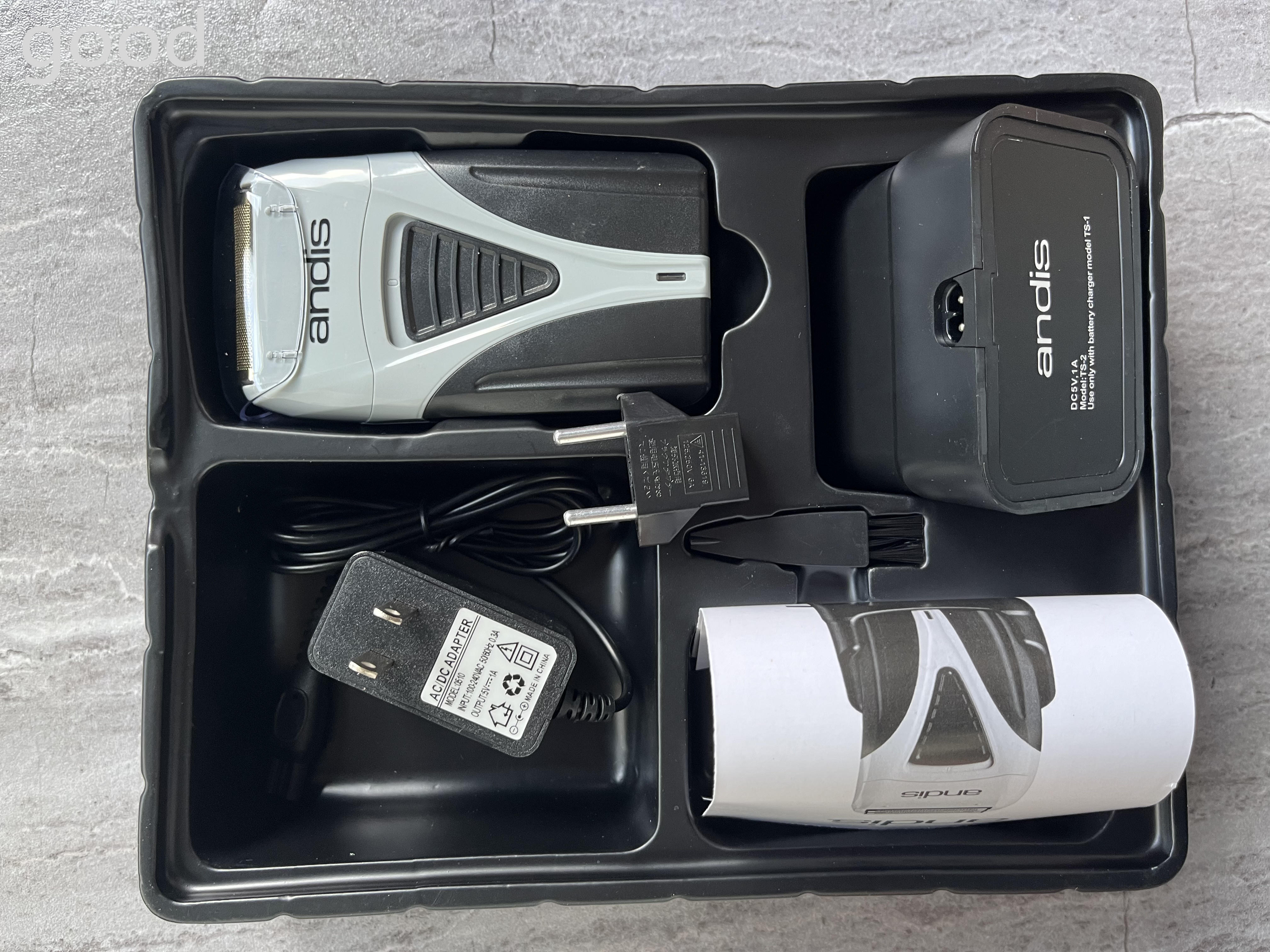 Original ANDIS Profoil Lithium Plus 17205 Barber Hair Cleaning Electric Shaver For Men Razor Bald Hair Clipper Supplies