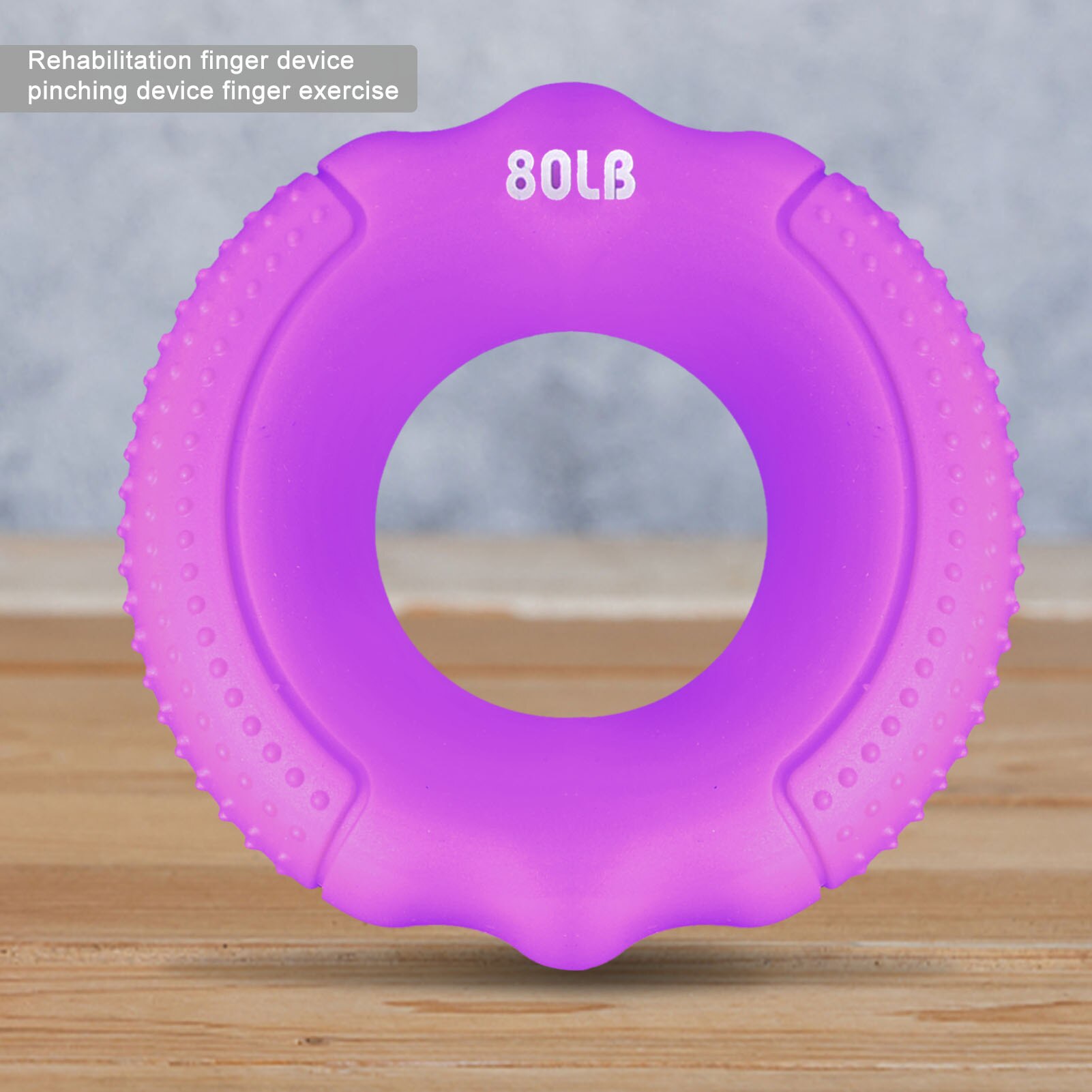 Silicagel Draagbare Hand Grip 20-100LB Grip Ring Carpaal Expander Vinger Trainer Grip Sterkte Revalidatie Massage Ring Bal