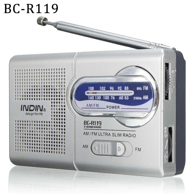 BC-R119 Radio AM FM Przenośne radio na baterie Najlepszy odbiór Najdłuższa trwałość W przypadku awaryjnego huraganu Bieganie do domu: Default Title