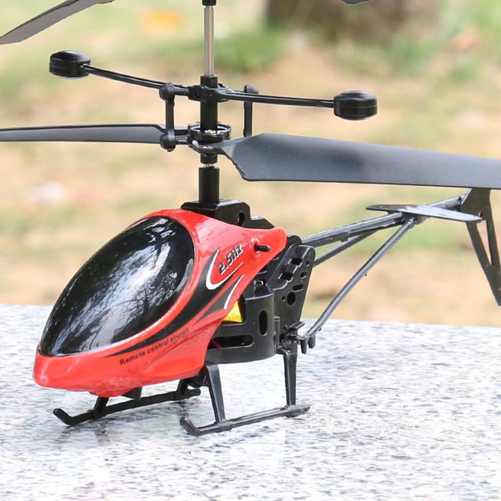 Children's Model Toy Two-way Remote Control Helicopter with Light -resistant Kids' Helicopter Toy 3 Colors Available