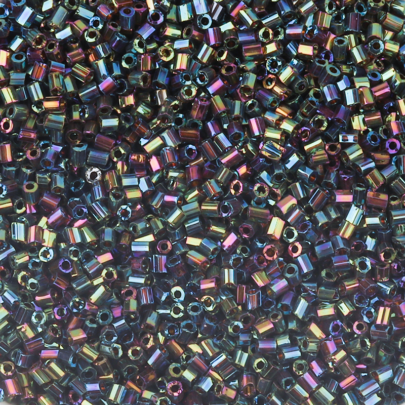 1100 pièces 2mm AB couleur perles Tube forme verre perle perles de rocaille pour la fabrication de bijoux perles d'espacement en vrac bracelet à bricoler soi-même collier: WHITE