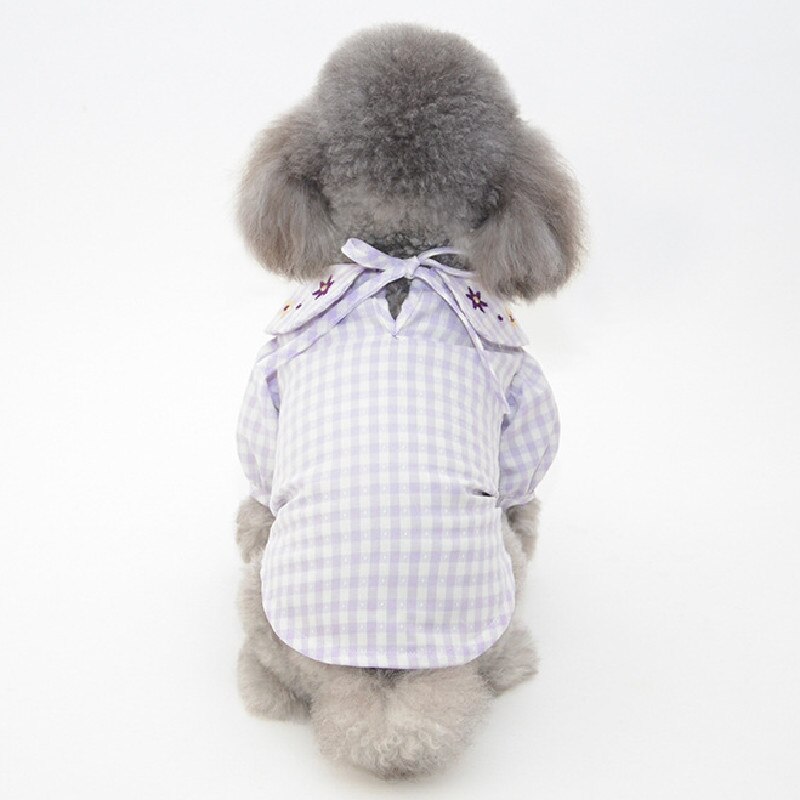 Cat Shirt Summer Dog Clothing Tops Pomeranian Dog Clothes Apparel Yorkie Yorkshire Bichon Poodle Schnauzer Pet Costume Outfit