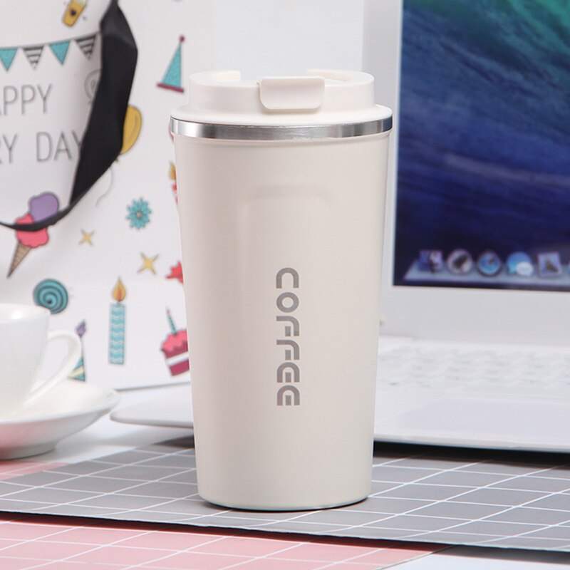 Tasse de voyage à café Portable réutilisable, avec filtre de 380ml/510ml, goutteur de café fait à la main, ensemble de tasses à thé, cafetière: 510ml white
