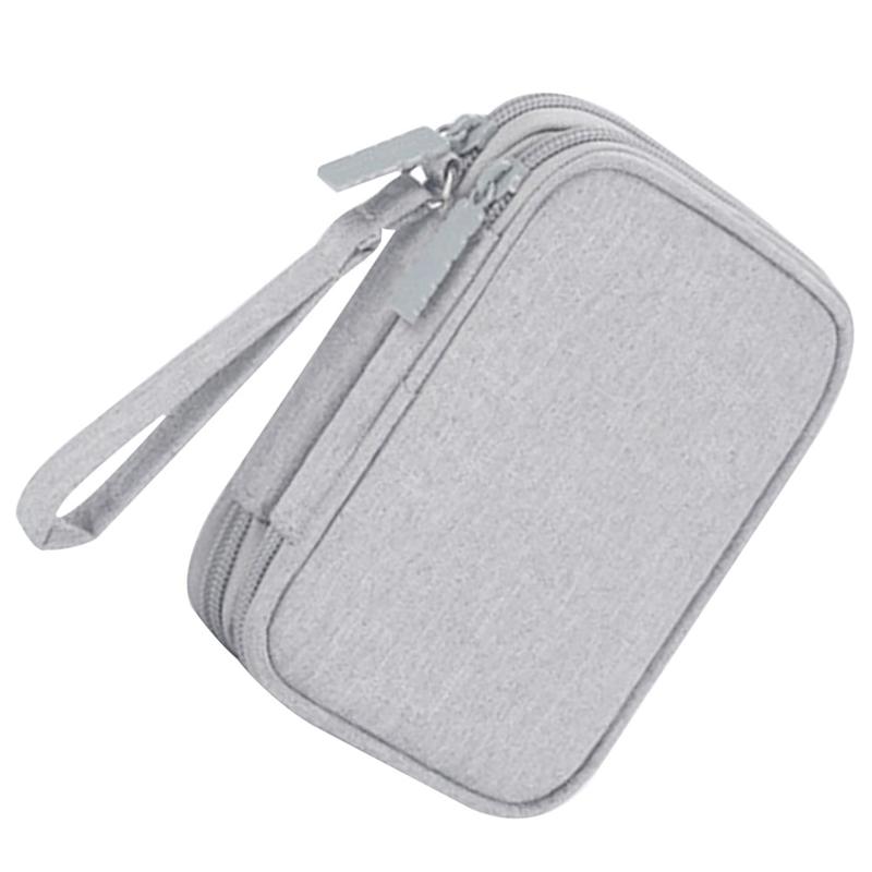 1 pc multiuso fone de ouvido recipiente saco de armazenamento do telefone móvel