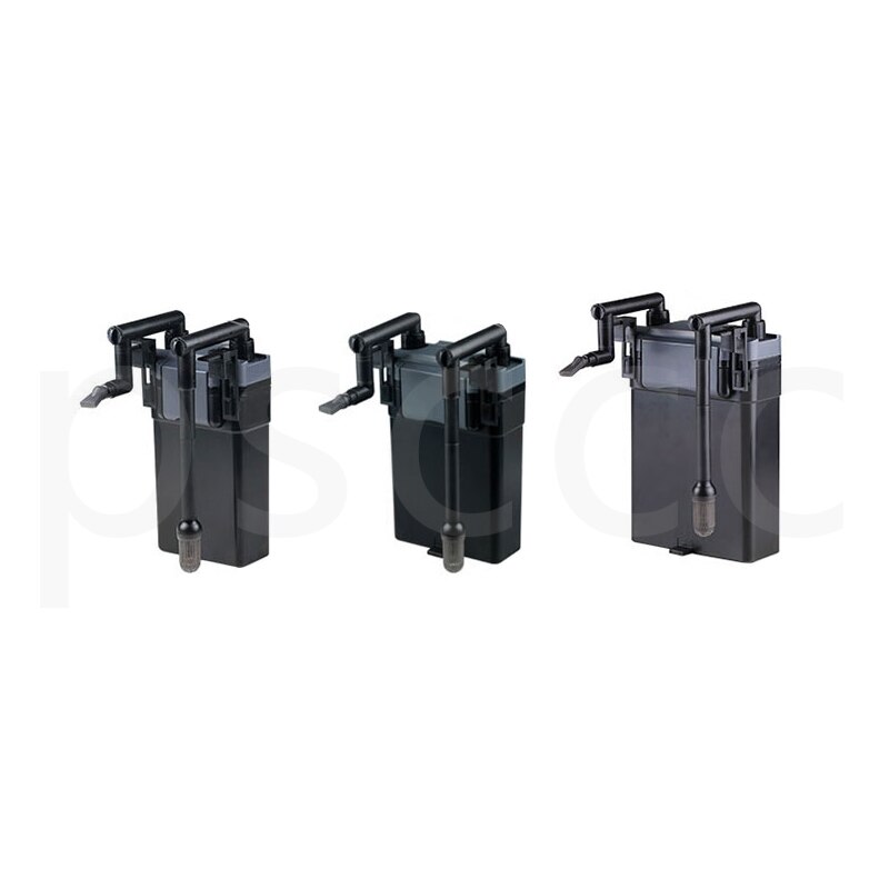 SUNSUN HBL Hang on filter surface skimmer mini nano aquarium fish water plant fish tank with filter media.